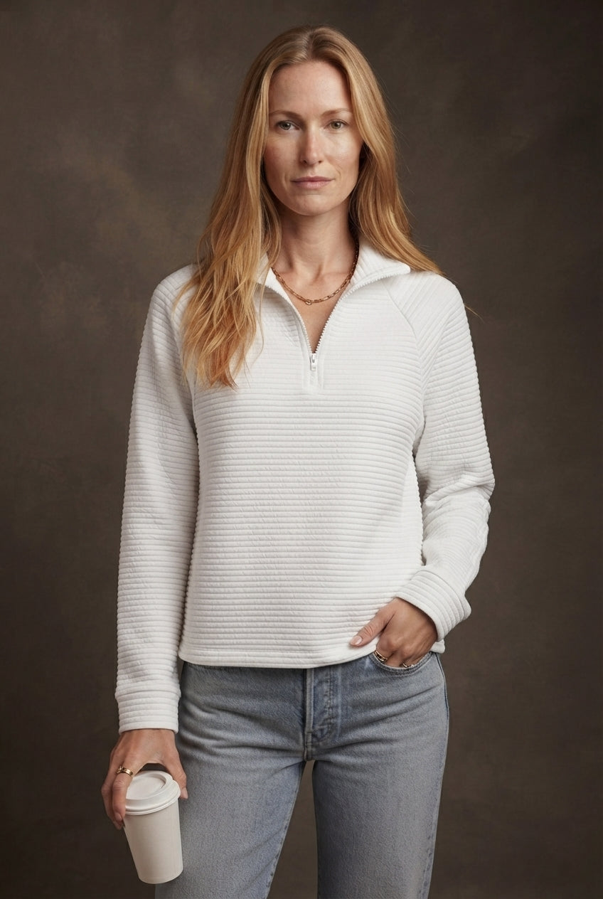 Lia | Elegant V-Neck Sweater
