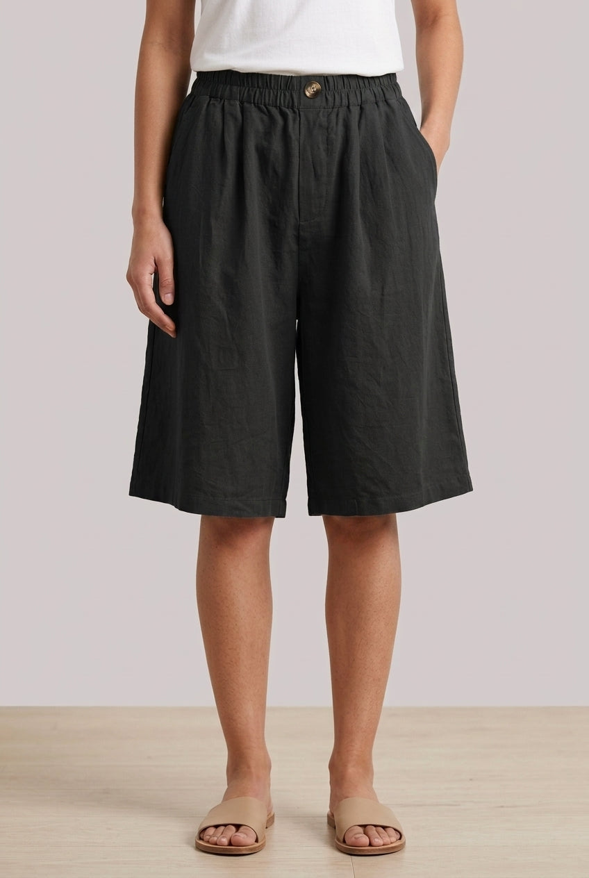 Casual Oversized Shorts for Women, Cotton Relaxed Fit Breathable Summer, for Beach, Weekend & Everyday Wear