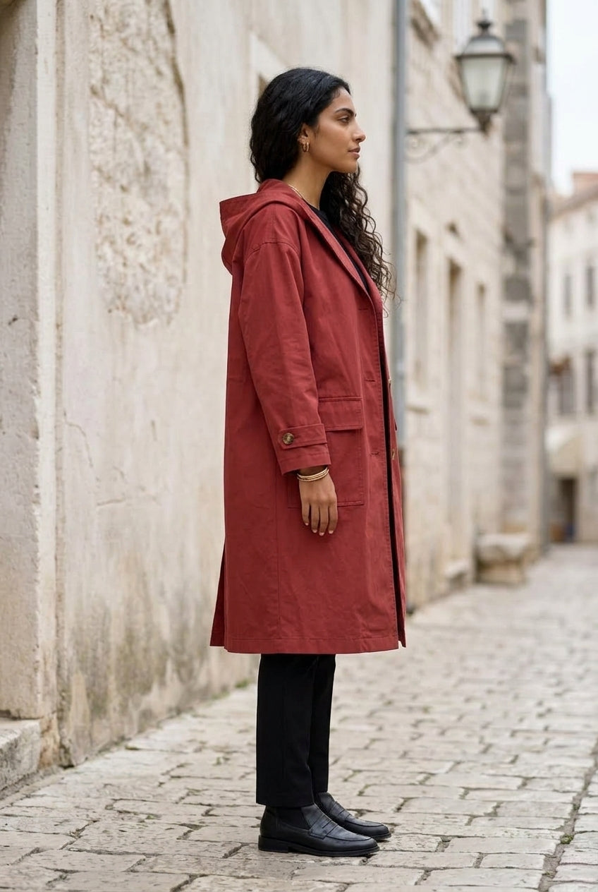 Ripley | Waterproof Hooded Trench Coat