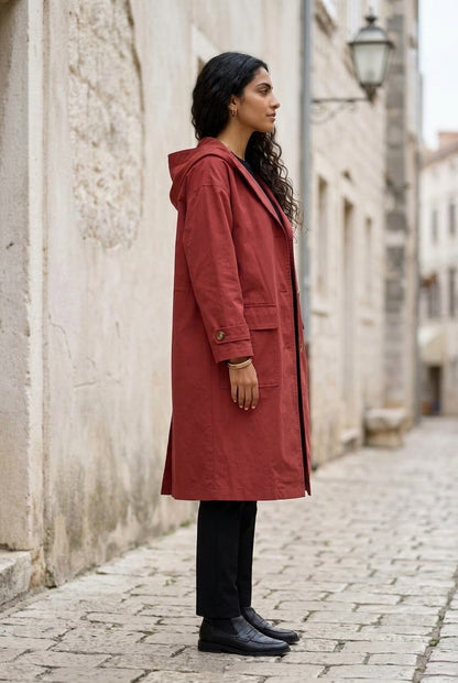 Ripley | Waterproof Hooded Trench Coat
