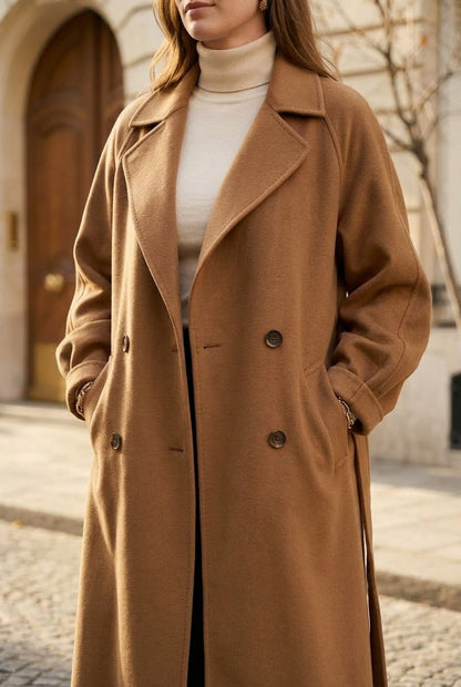 Ditte | Cashmere Blend Longline Coat