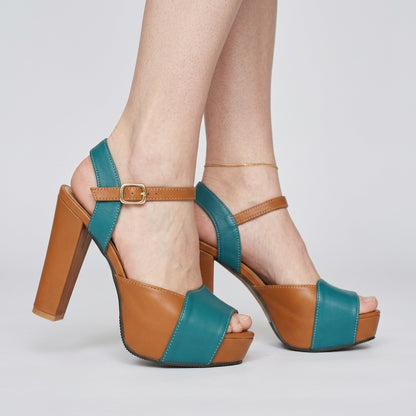 Dune | Color-Block Platform Heels
