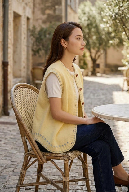 Cocia | Knitted Sweater Vest