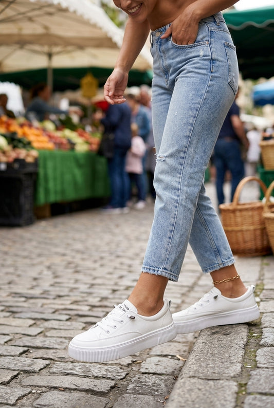 Supportive Orthopedic Laced Shoes for Women, Cushioned Lightweight Everyday Comfort, for Work, Walking & Casual Wear