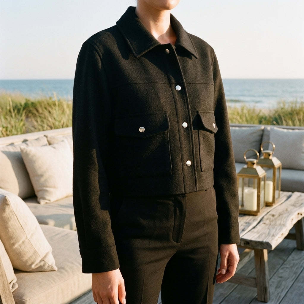 Lara | Single-Breasted Trucker Jacket