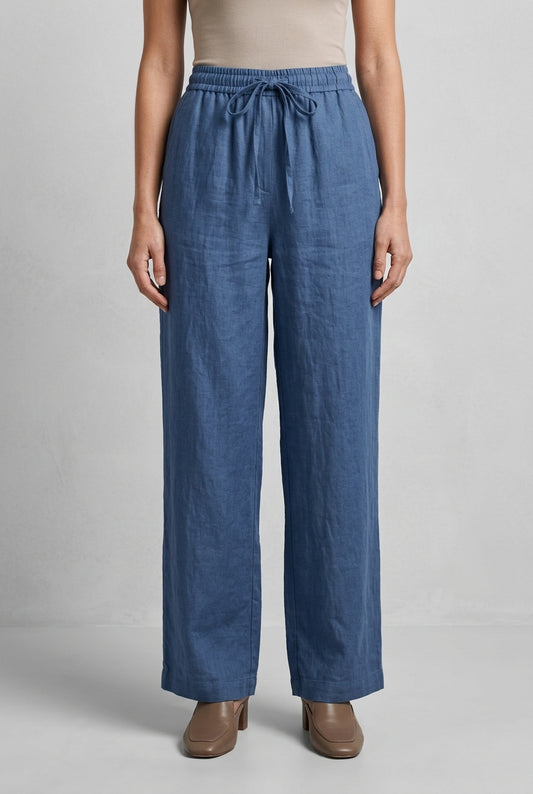 Leni | Linen Palazzo Pants