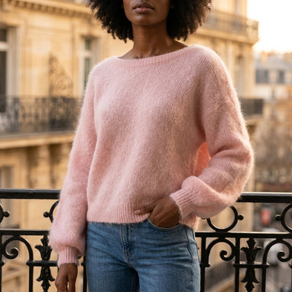 Zada | Plush Crew-Neck Pullover