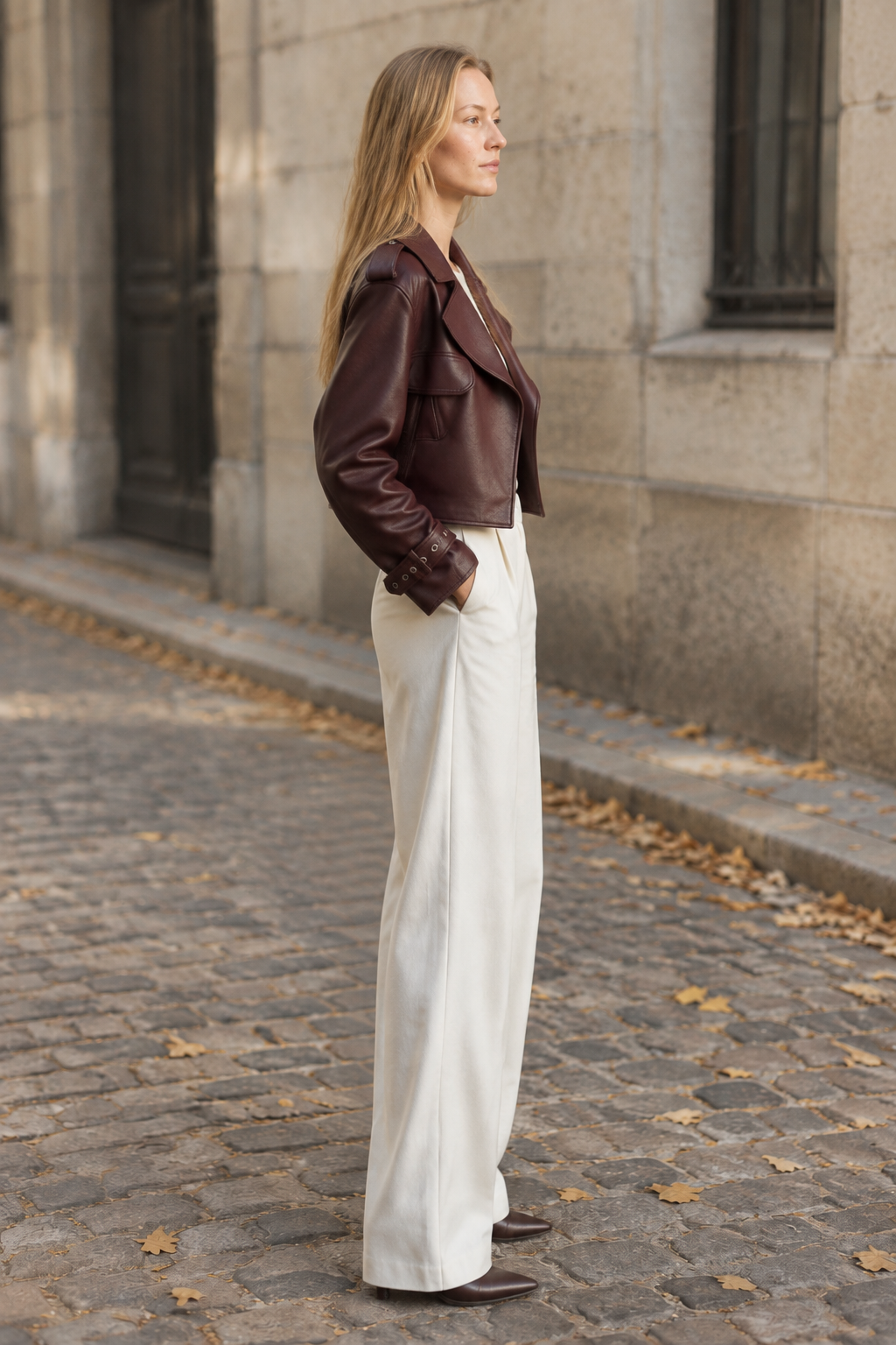 Umora | Retro Leather Jacket