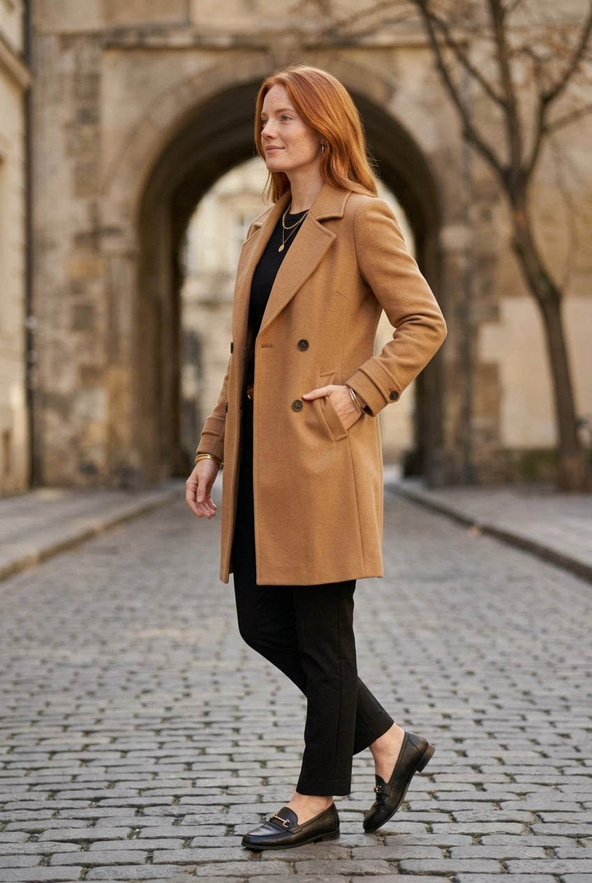 Isa | Classic Tailored Slim-Fit Coat