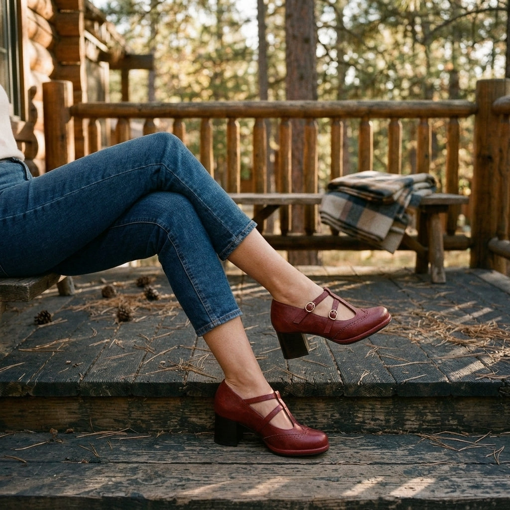 Bianca | Leather Brogue Loafers