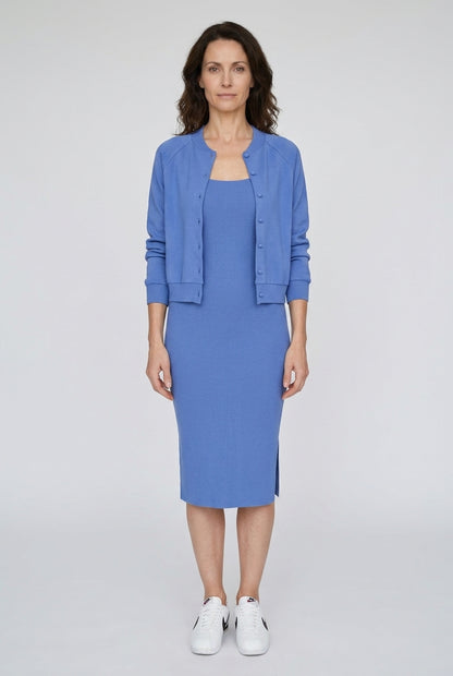 Elegant Midi Dress with Cardigan Set for Women, Tailored Silhouette Soft Premium Fabric, for Work, Office, Brunch & Ever