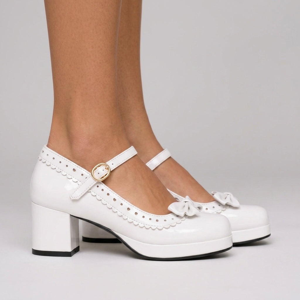 Maxine | Patent Bow-Tie Loafer
