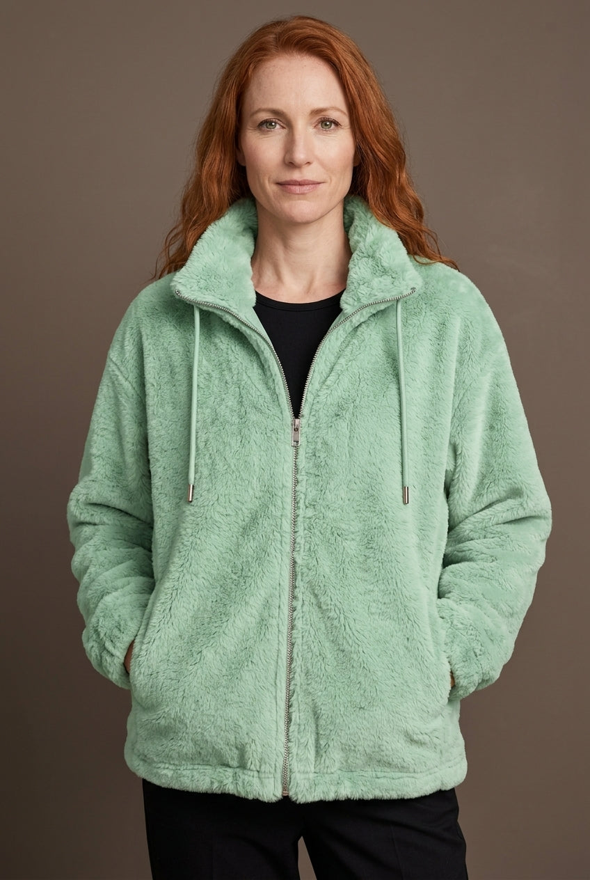 Lila | Soft Cozy Light Fleece Jacket