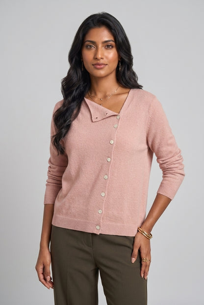 Annabel Emmanuelle | V-Neck Button-Down Cardigan