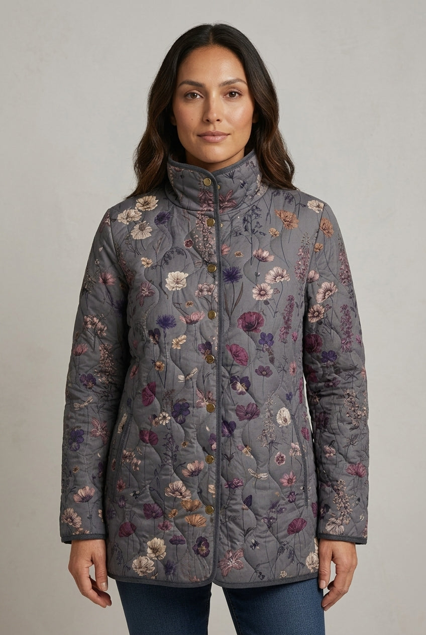 Lumi | Vintage Floral Quilted Jacket