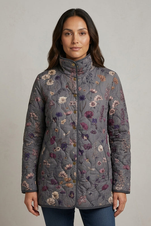 Lumi | Vintage Floral Quilted Jacket