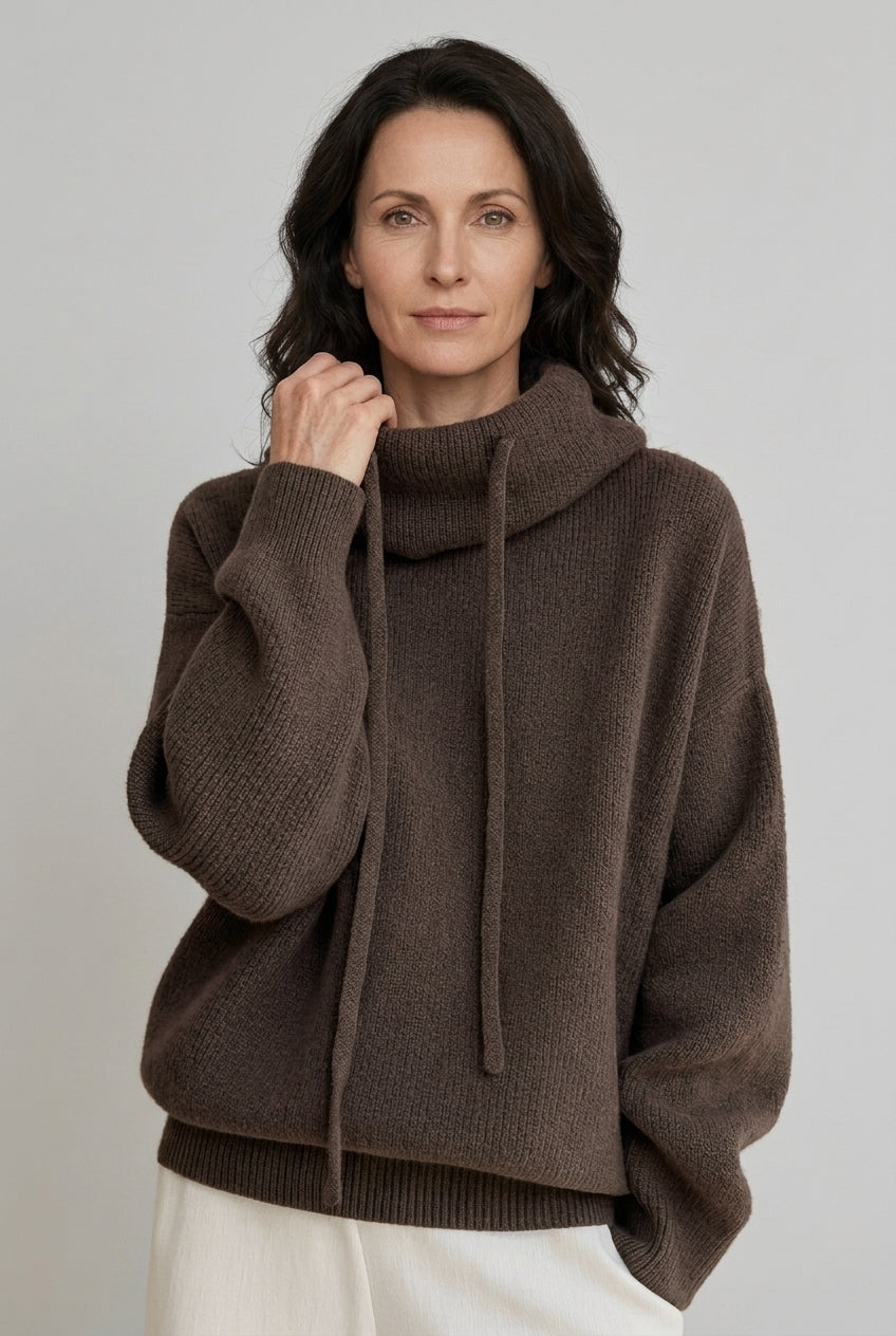 Oria | Cozy Knit Hoodie
