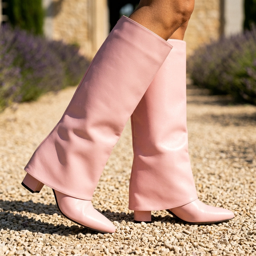 Pola | Premium Leather Knee-High Boots