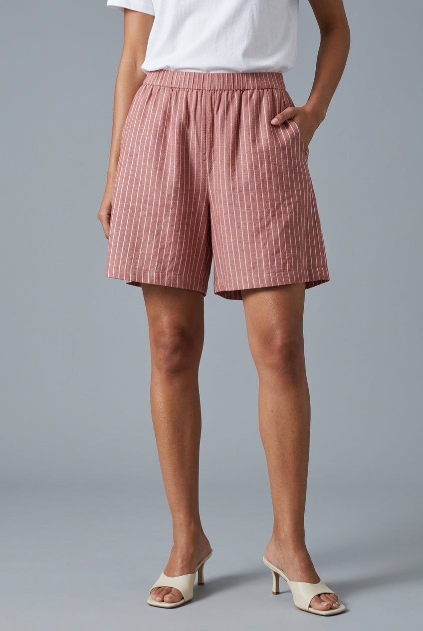 Marisol | Striped Wide-Leg Shorts