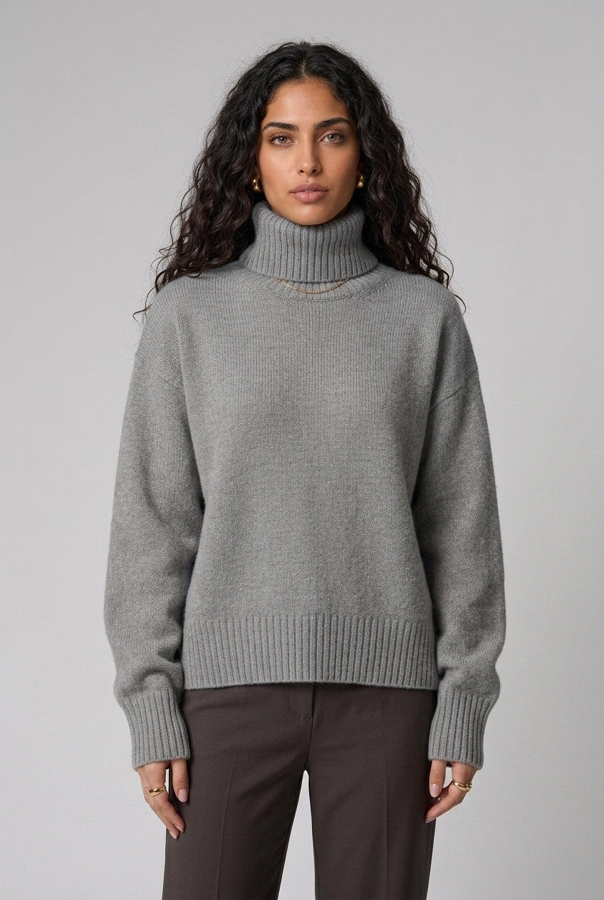 Caroline Tamsin | Cashmere Roll Neck Sweater