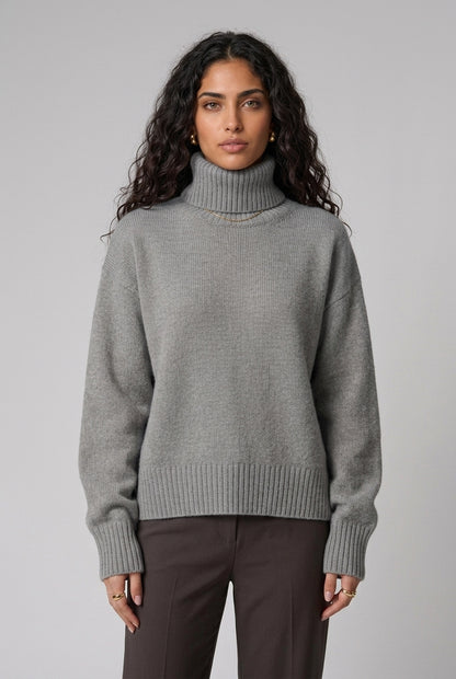 Caroline Tamsin | Cashmere Roll Neck Sweater