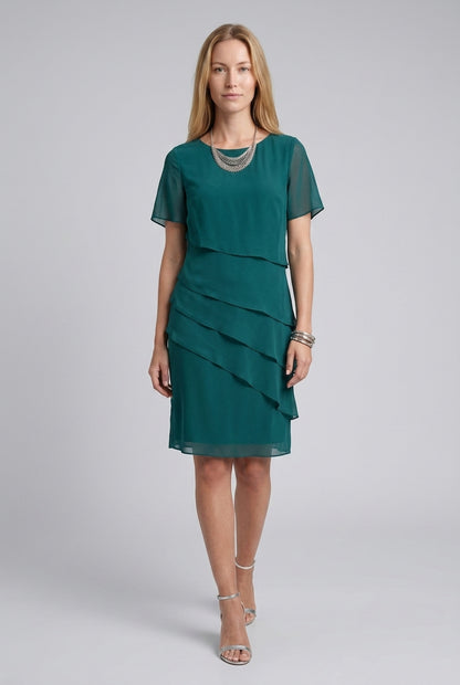 Xanthe | Flowy Short Sleeve Dress