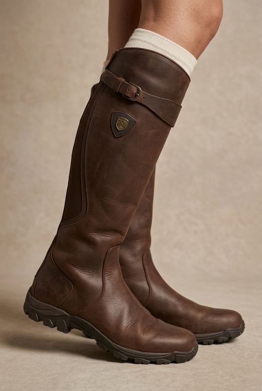 Orthopedic Boots for Women, Cushioned Supportive Anti-Slip Adjustable Buckle, for Work, Daily Wear & Everyday Comfort