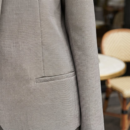 Honora | Stand-Collar Casual Blazer