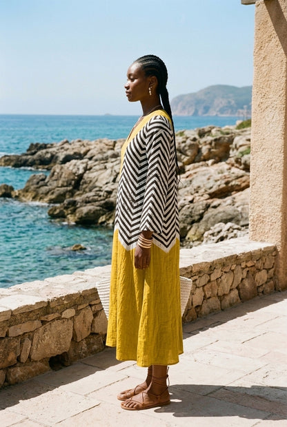 Jehane | Geometric Woven Dress
