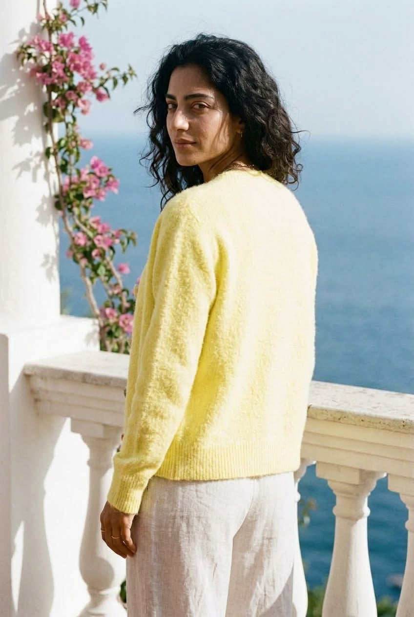 Enida | Knit V-Neck Cardigan