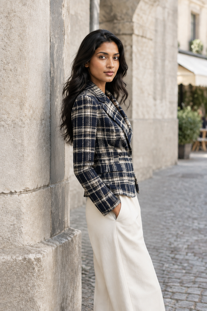 Miris | Oversized Plaid Blazer