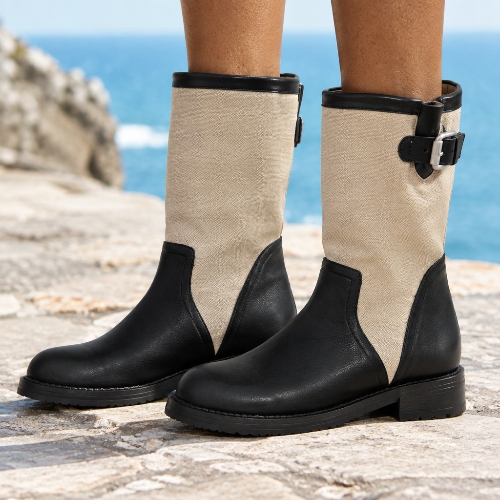Anna | Round Toe Chelsea Ankle Boots