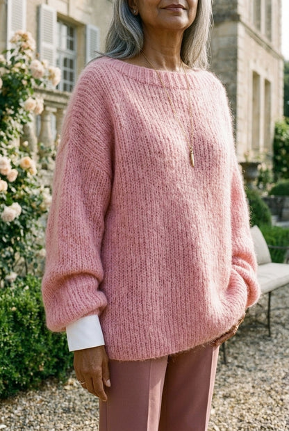 Capucine Lucia | Oversized Ribbed Knit Sweater