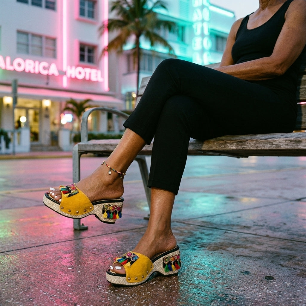 Kassia Laetitia | Boho Platform Heels