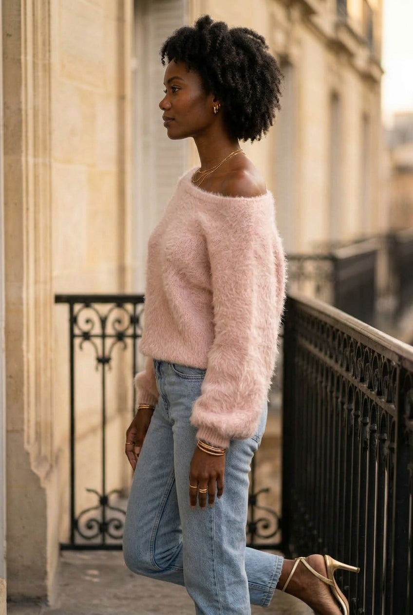 Zada | Plush Crew-Neck Pullover