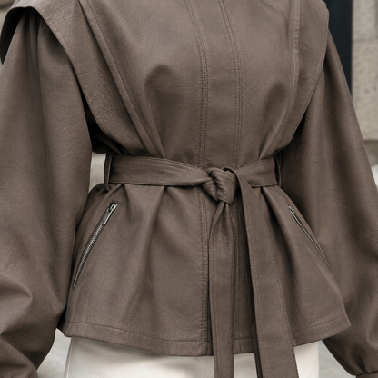 Polia | Faux Leather Jacket
