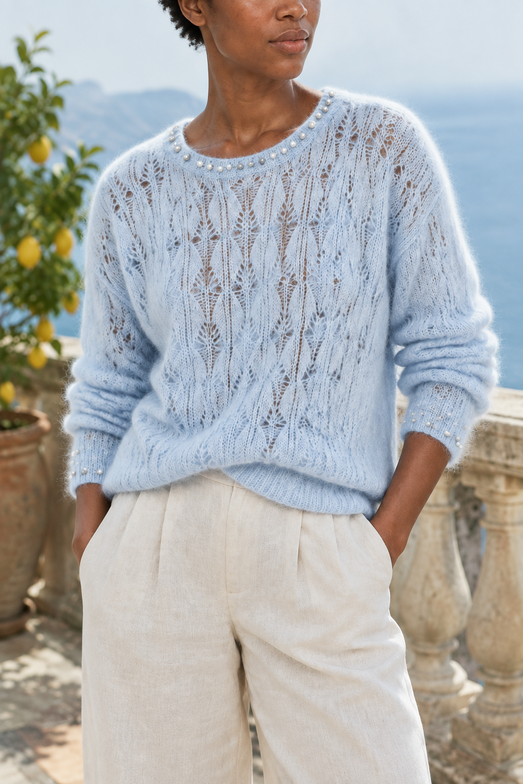 Vidlyn | Hollow-Out Knit Pullover