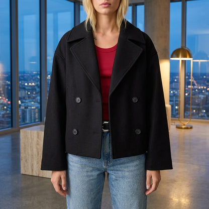 Mina | Boxy Cropped Blazer