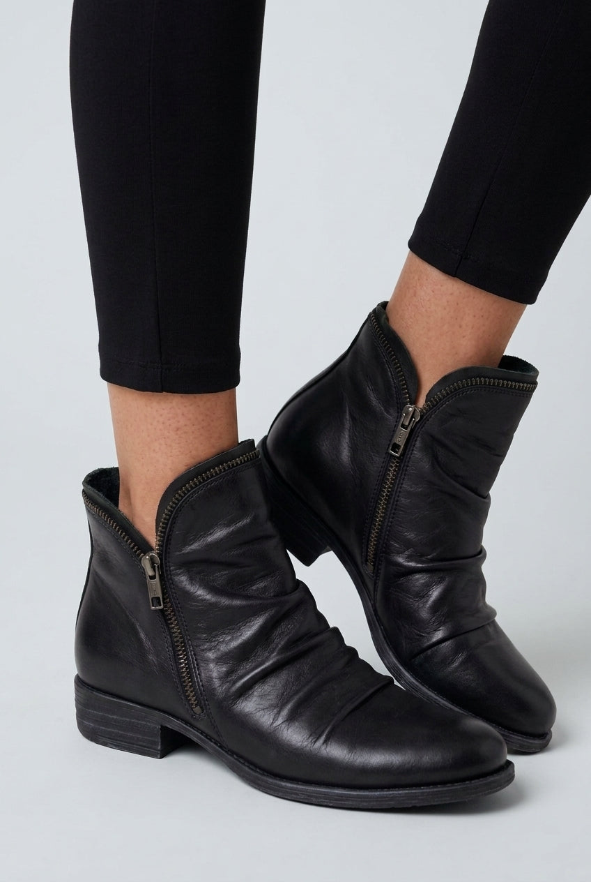 Supportive Orthopedic Ankle Boots for Women, Cushioned Insole Structured Heel, for Work, Everyday & Casual Wear