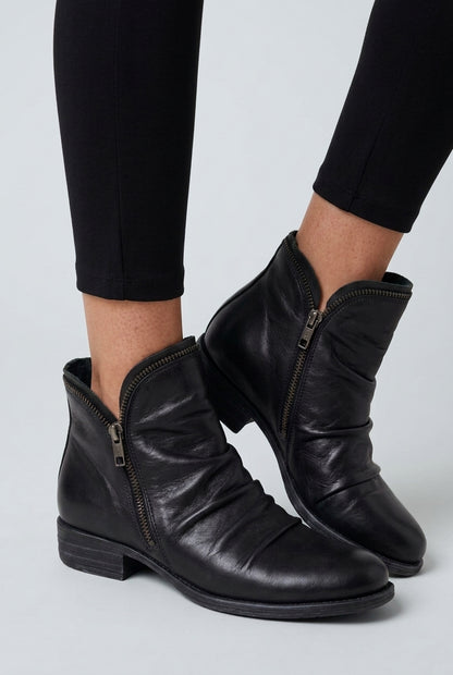 Supportive Orthopedic Ankle Boots for Women, Cushioned Insole Structured Heel, for Work, Everyday & Casual Wear
