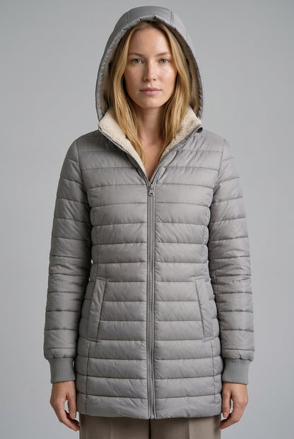Cleo | Women's Sherpa-Lined Structured Winter Coat