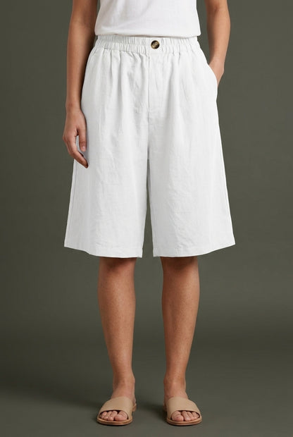 Casual Oversized Shorts for Women, Cotton Relaxed Fit Breathable Summer, for Beach, Weekend & Everyday Wear