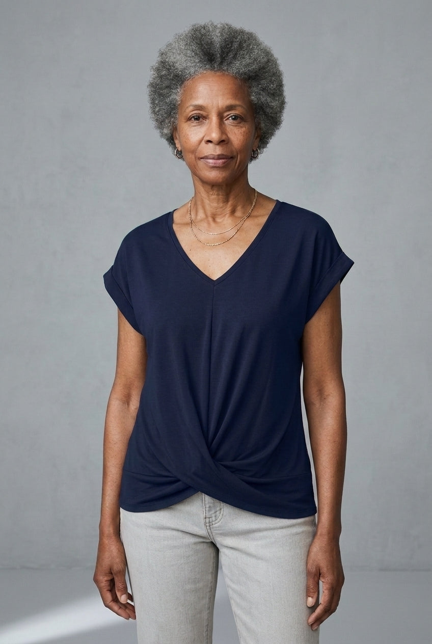 Ariadne | Relaxed V-Neck Top
