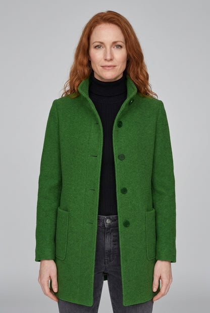 Classic Structured Coat for Women, Tailored Long-Sleeve Soft Warm Elegant, for Work, Office, Everyday & Going Out