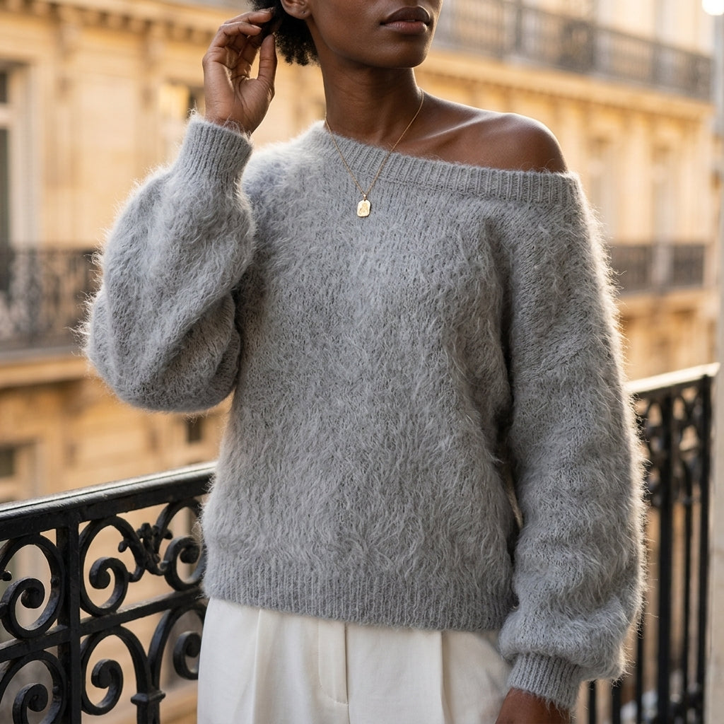 Zada | Plush Crew-Neck Pullover