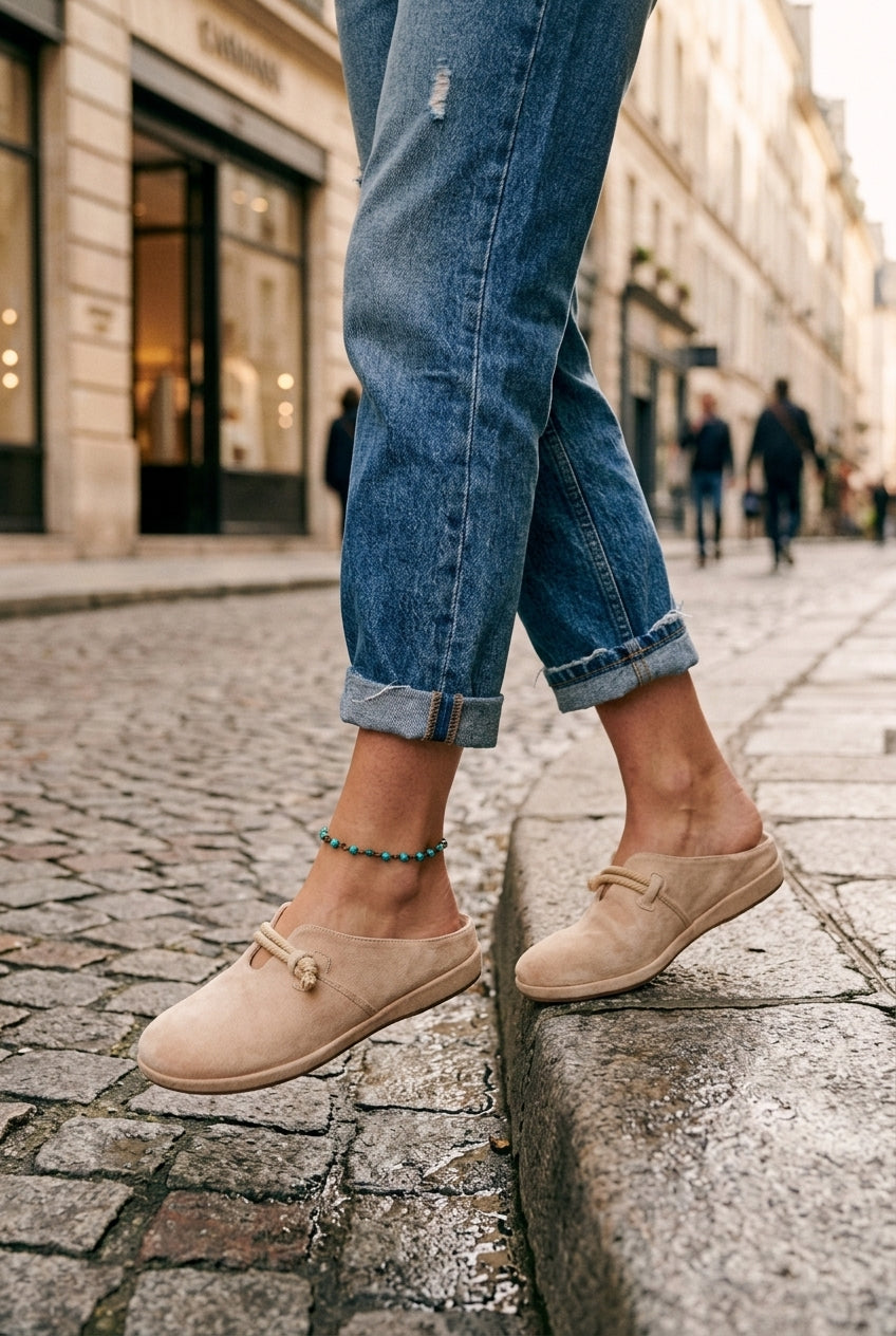 Orthopedic Lace Loafers for Women, Supportive Cushioned Structured Flat, for Work, Business & Everyday Wear