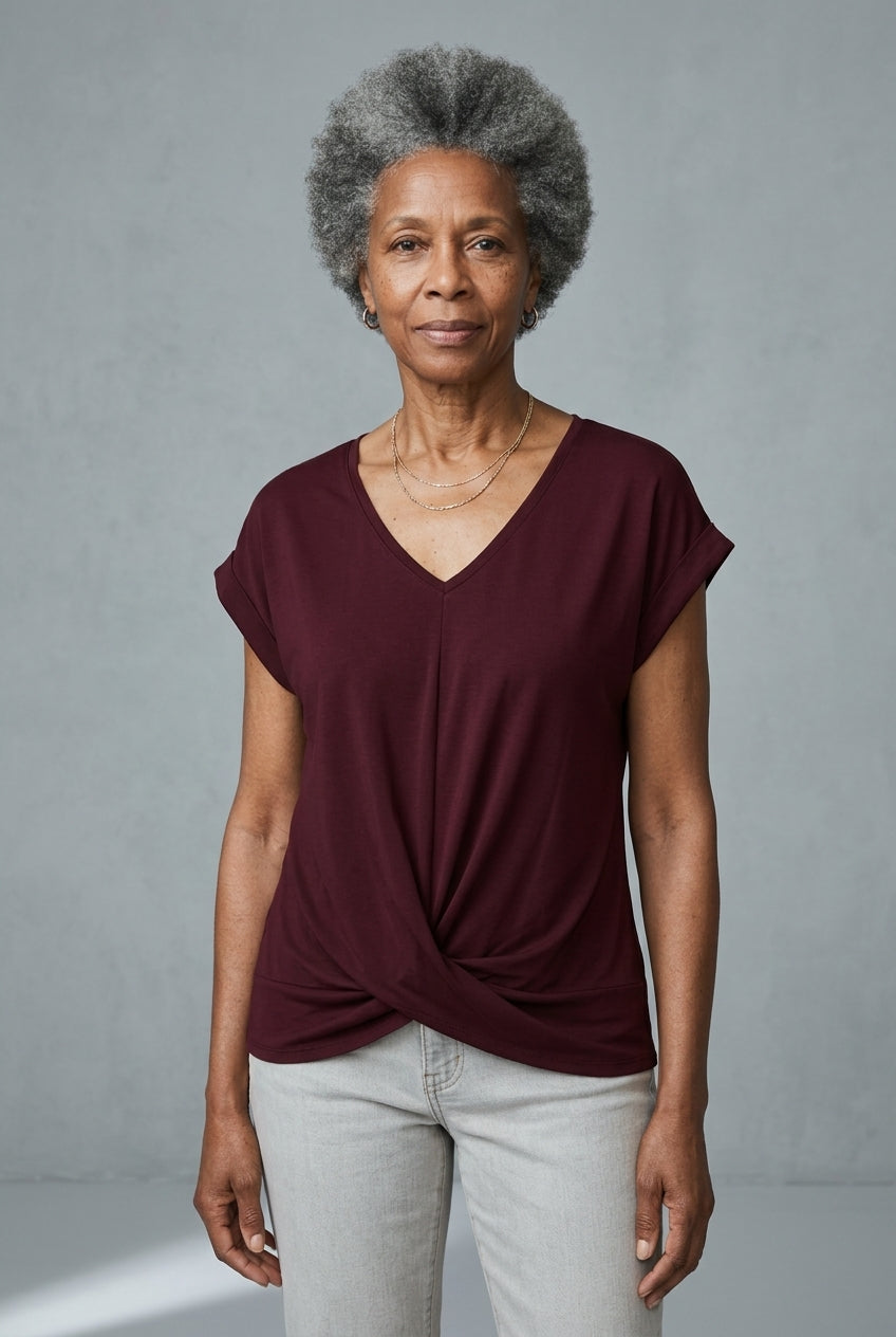 Ariadne | Relaxed V-Neck Top