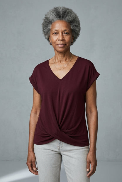 Ariadne | Relaxed V-Neck Top