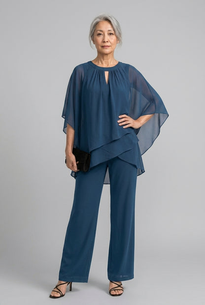 Isabeau Wynn | Cape-Style Two-Piece Set