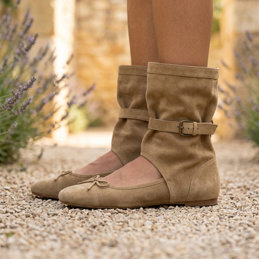 Irmya | Slouchy Foldover Ankle Boots